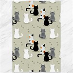Cute Cat Seamless Pattern Canvas 12  x 18 