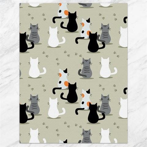 Cute Cat Seamless Pattern Canvas 18  x 24  from ArtsNow.com 17.8 x23.08  Canvas - 1
