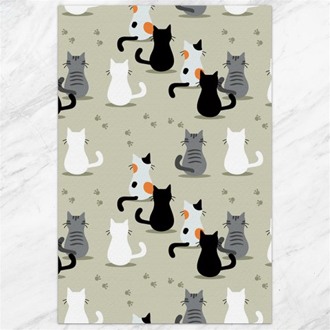 Cute Cat Seamless Pattern Canvas 24  x 36  from ArtsNow.com 23.35 x34.74  Canvas - 1