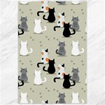 Cute Cat Seamless Pattern Canvas 24  x 36 