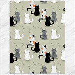 Cute Cat Seamless Pattern Canvas 36  x 48 