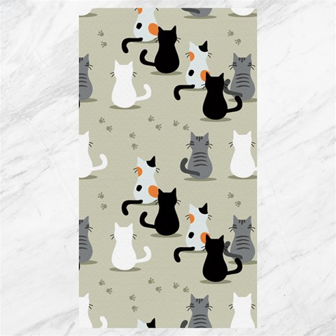 Cute Cat Seamless Pattern Canvas 40  x 72  from ArtsNow.com 39.28 x69.23  Canvas - 1