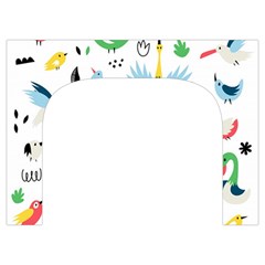 Vector Set Isolates With Cute Birds Scandinavian Style Toiletries Pouch from ArtsNow.com Front