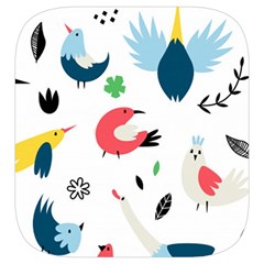 Vector Set Isolates With Cute Birds Scandinavian Style Toiletries Pouch from ArtsNow.com Side Right