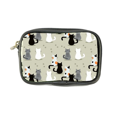 Cute Cat Seamless Pattern Coin Purse from ArtsNow.com Front