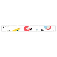 Vector Set Isolates With Cute Birds Scandinavian Style Zipper Large Tote Bag from ArtsNow.com Strap