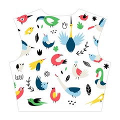 Vector Set Isolates With Cute Birds Scandinavian Style Cotton Crop Top from ArtsNow.com Back