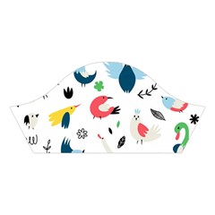 Vector Set Isolates With Cute Birds Scandinavian Style Cotton Crop Top from ArtsNow.com Right Sleeve