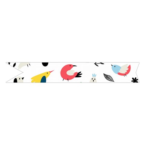 Vector Set Isolates With Cute Birds Scandinavian Style Midi Wrap Pencil Skirt from ArtsNow.com Hem
