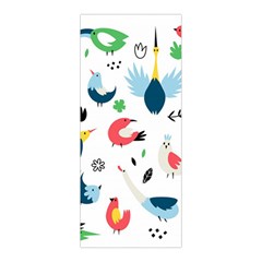 Vector Set Isolates With Cute Birds Scandinavian Style Pleated Skirt from ArtsNow.com Back Pleats