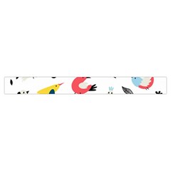 Vector Set Isolates With Cute Birds Scandinavian Style Zipper Medium Tote Bag from ArtsNow.com Strap