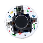 Vector Set Isolates With Cute Birds Scandinavian Style On-the-Go Memory Card Reader
