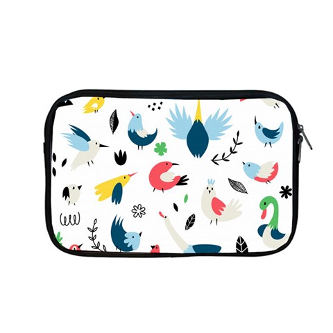 Vector Set Isolates With Cute Birds Scandinavian Style Apple MacBook Pro 13  Zipper Case from ArtsNow.com Front