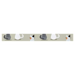 Cute Cat Seamless Pattern Zipper Grocery Tote Bag from ArtsNow.com Strap