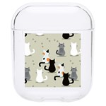 Cute Cat Seamless Pattern Hard PC AirPods 1/2 Case