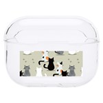 Cute Cat Seamless Pattern Hard PC AirPods Pro Case