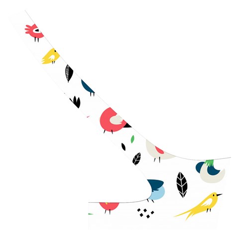 Vector Set Isolates With Cute Birds Scandinavian Style Cross Back Hipster Bikini Set from ArtsNow.com Back Right