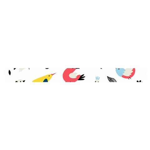 Vector Set Isolates With Cute Birds Scandinavian Style Cross Back Hipster Bikini Set from ArtsNow.com Waistband