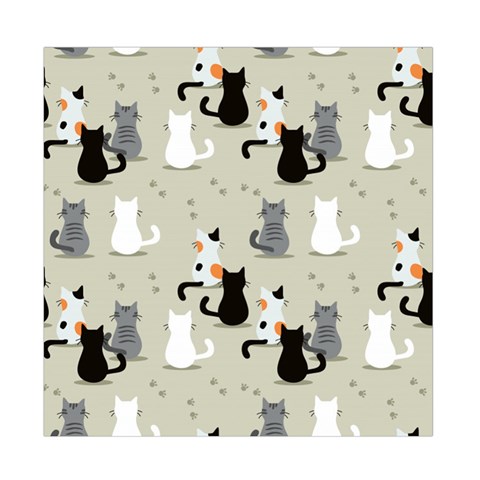Cute Cat Seamless Pattern Duvet Cover Double Side (Full/ Double Size) from ArtsNow.com Back