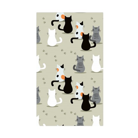 Cute Cat Seamless Pattern Duvet Cover Double Side (Single Size) from ArtsNow.com Back