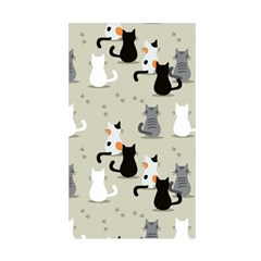 Cute Cat Seamless Pattern Duvet Cover Double Side (Single Size) from ArtsNow.com Back