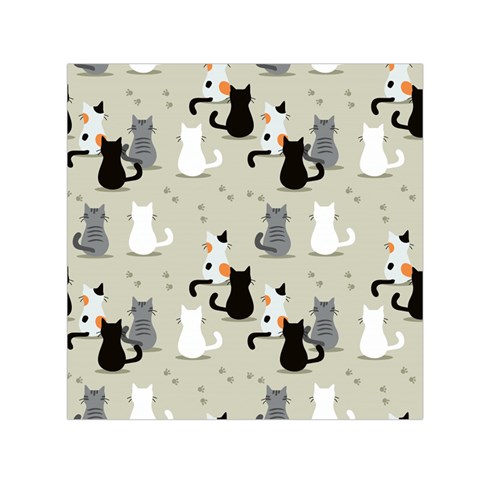 Cute Cat Seamless Pattern Square Satin Scarf (30  x 30 ) from ArtsNow.com Front