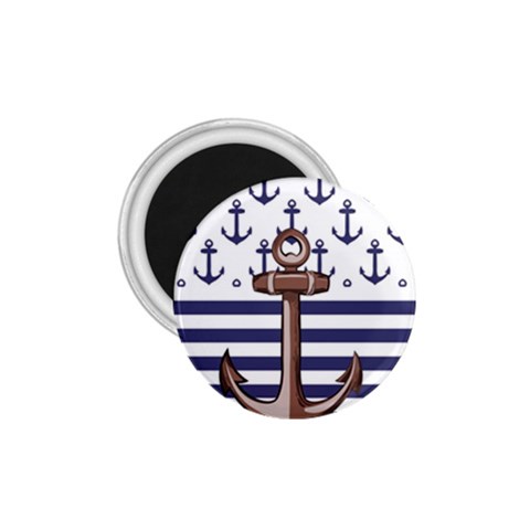 Anchor Background Design 1.75  Magnets from ArtsNow.com Front
