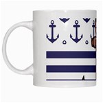 Anchor Background Design White Mug