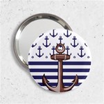 Anchor Background Design 2.25  Handbag Mirrors