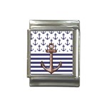 Anchor Background Design Italian Charm (13mm)