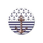 Anchor Background Design Magnet 3  (Round)