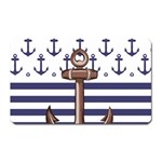 Anchor Background Design Magnet (Rectangular)