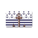 Anchor Background Design Magnet (Name Card)