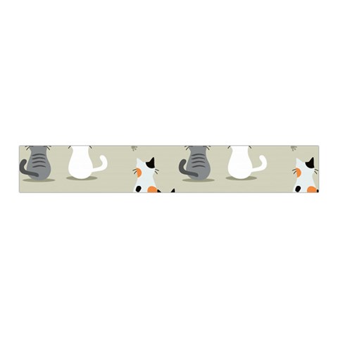 Cute Cat Seamless Pattern Midi Wrap Pencil Skirt from ArtsNow.com Waistband