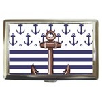 Anchor Background Design Cigarette Money Case