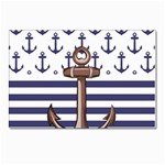 Anchor Background Design Postcard 4 x 6  (Pkg of 10)