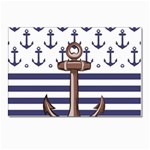 Anchor Background Design Postcards 5  x 7  (Pkg of 10)