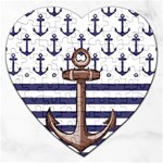 Anchor Background Design Jigsaw Puzzle (Heart)