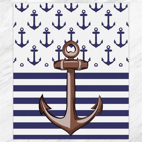 Anchor Background Design Canvas 8  x 10  from ArtsNow.com 8.15 x9.66  Canvas - 1