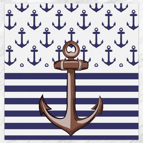 Anchor Background Design Canvas 12  x 12  from ArtsNow.com 11.4 x11.56  Canvas - 1