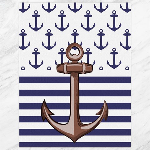 Anchor Background Design Canvas 12  x 16  from ArtsNow.com 11.86 x15.41  Canvas - 1