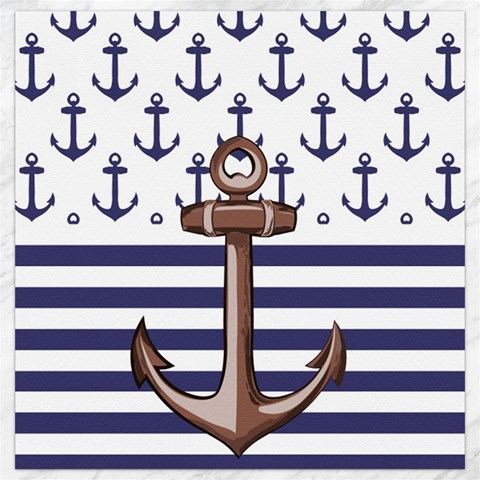 Anchor Background Design Canvas 16  x 16  from ArtsNow.com 15.2 x15.41  Canvas - 1