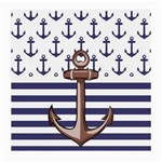 Anchor Background Design Medium Glasses Cloth (2 Sides)