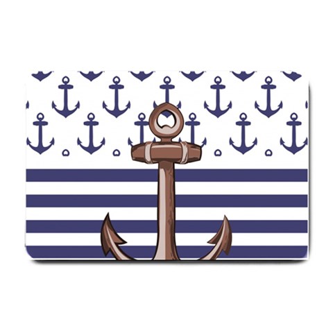 Anchor Background Design Small Doormat from ArtsNow.com 24 x16  Door Mat
