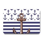 Anchor Background Design Small Doormat