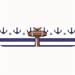 Anchor Background Design Large Bar Mat