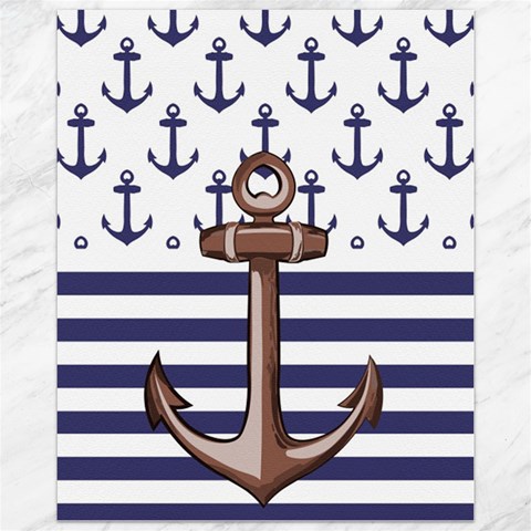 Anchor Background Design Canvas 11  x 14  from ArtsNow.com 10.95 x13.48  Canvas - 1