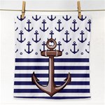 Anchor Background Design Face Towel