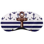 Anchor Background Design Sleep Mask