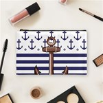 Anchor Background Design Cosmetic Bag (Medium)